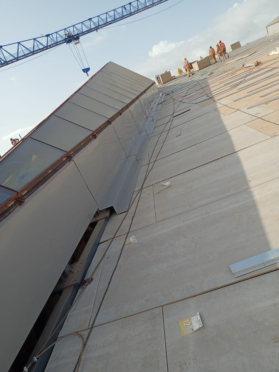 Industrial roofing project by Rishonn & Reyansh at